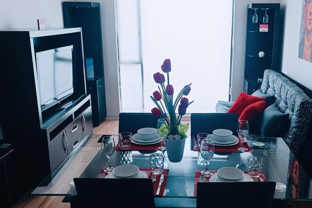 Secure, Central And Quiet Apartment Work Or Travel Mexico-stad Buitenkant foto