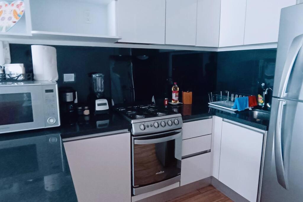 Secure, Central And Quiet Apartment Work Or Travel Mexico-stad Buitenkant foto