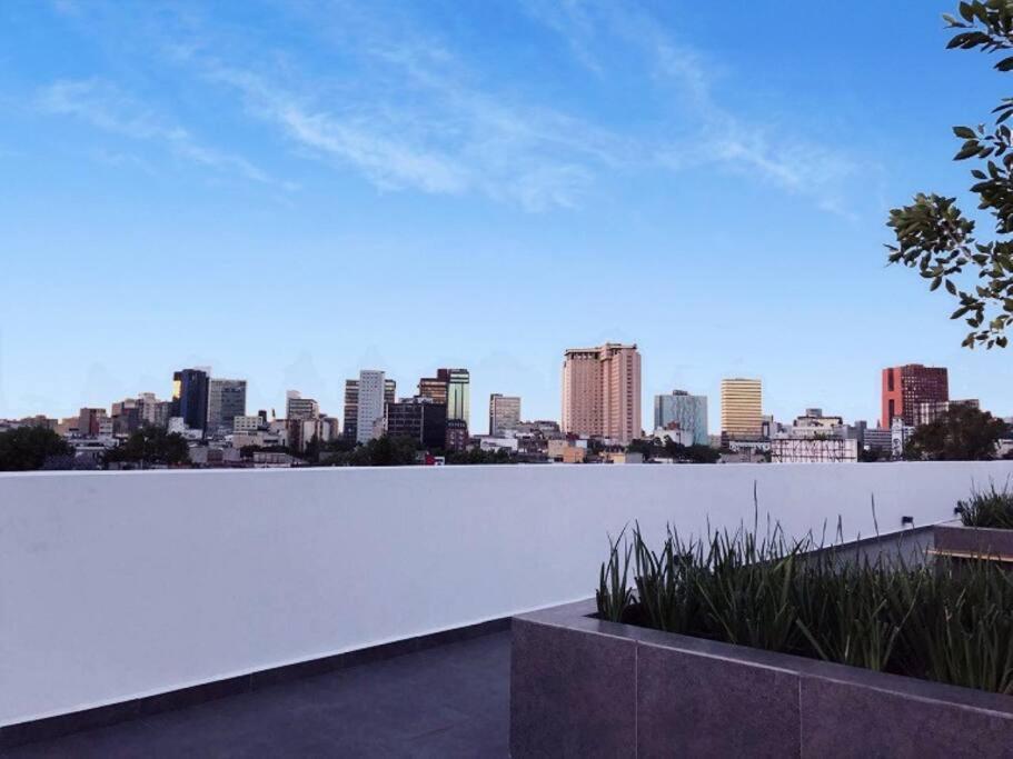 Secure, Central And Quiet Apartment Work Or Travel Mexico-stad Buitenkant foto
