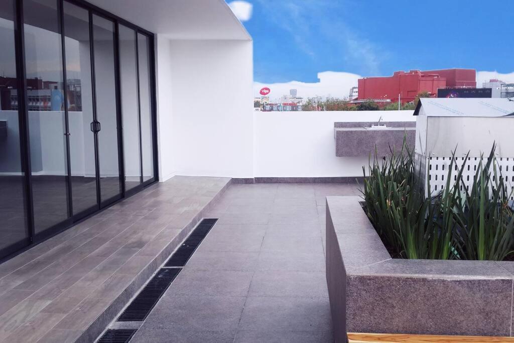 Secure, Central And Quiet Apartment Work Or Travel Mexico-stad Buitenkant foto