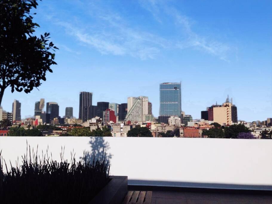 Secure, Central And Quiet Apartment Work Or Travel Mexico-stad Buitenkant foto