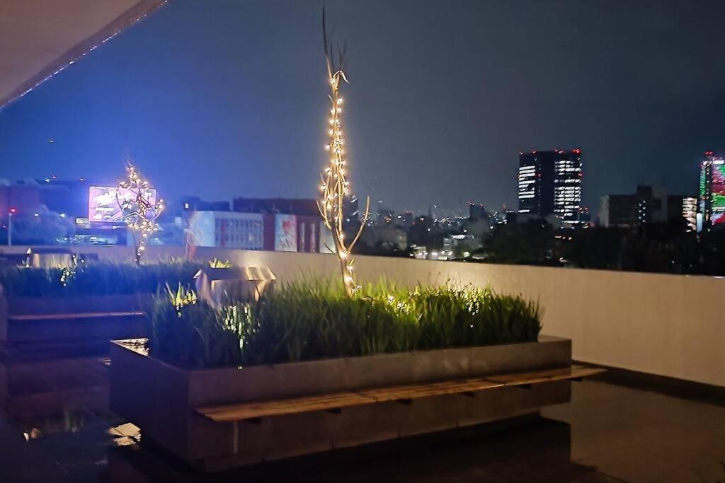Secure, Central And Quiet Apartment Work Or Travel Mexico-stad Buitenkant foto